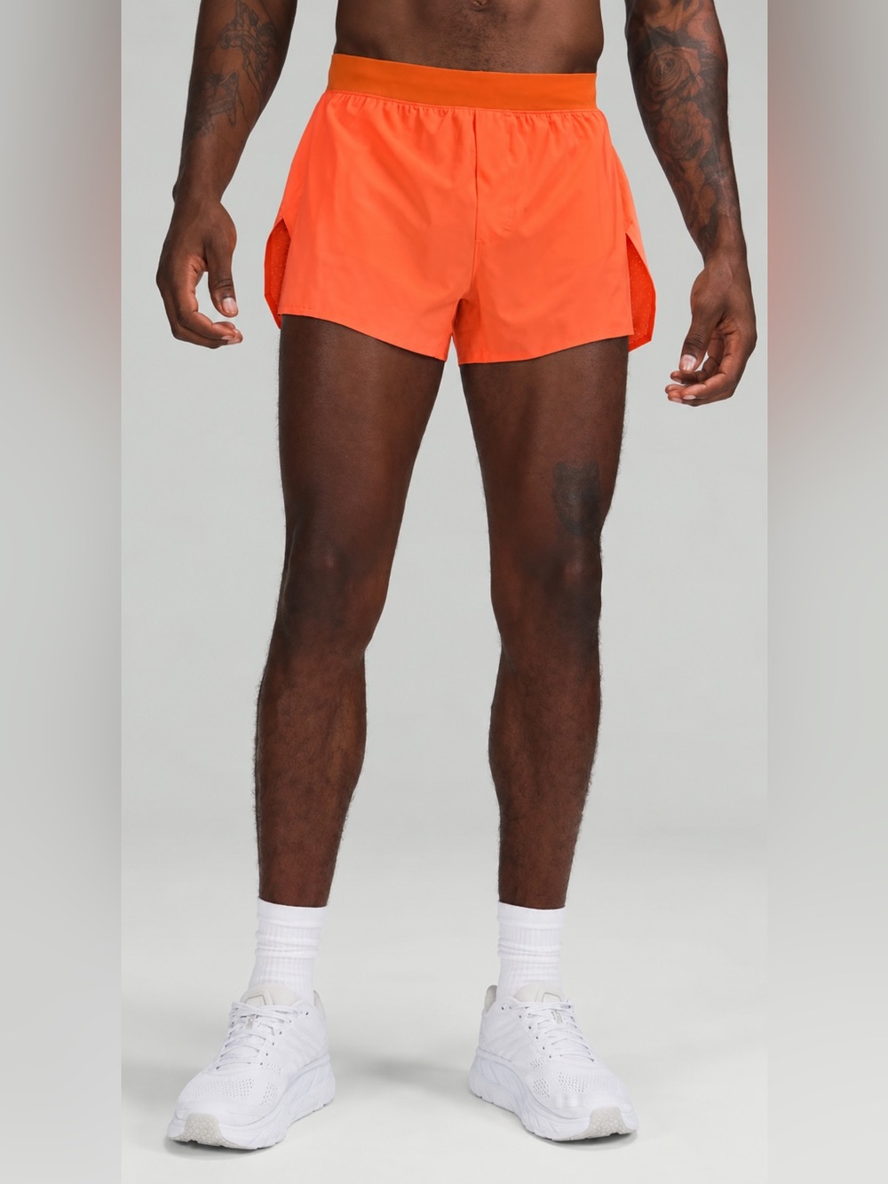 Lululemon Fast and Free Reflective Short 3” Orange Men’s Size M